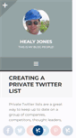 Mobile Screenshot of healyjones.com